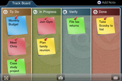 uTrack's Post-It Wall Allows You to Visualize and Manage Tasks